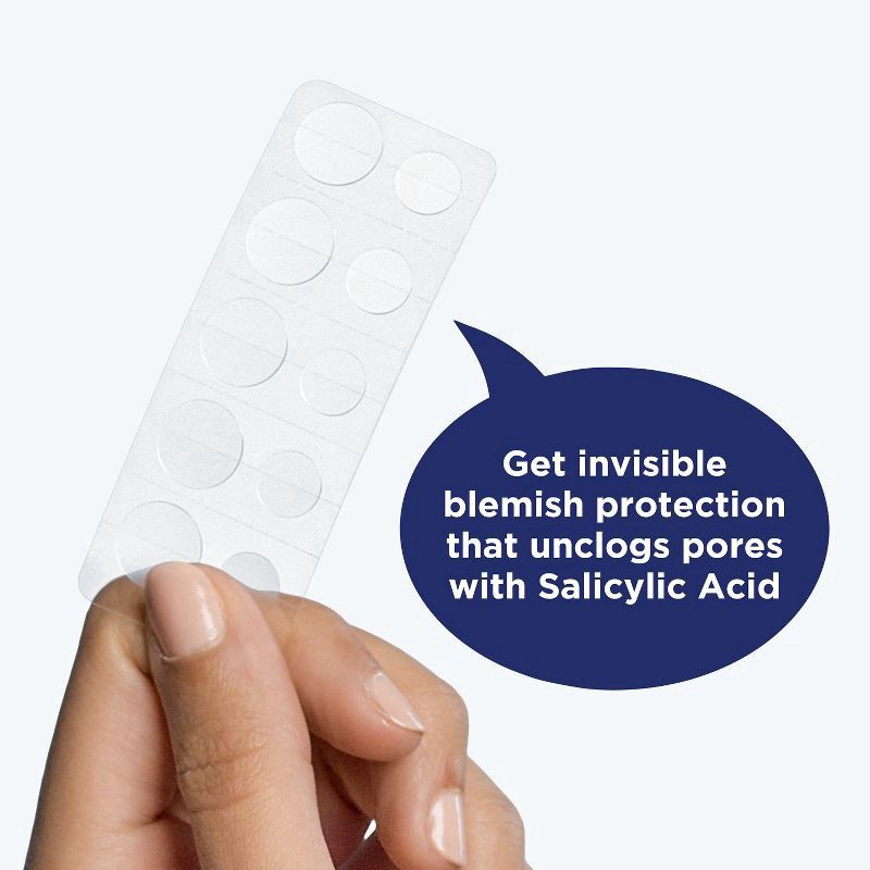 slide 7 of 9, PanOxyl Daytime Invisible Patches w/ Salicylic Acid, 40 count, 40 ct