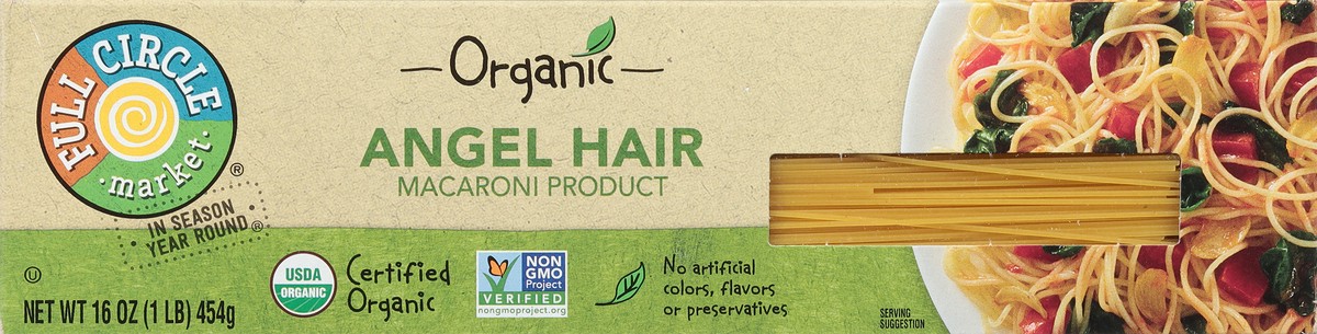 slide 2 of 9, Full Circle Market Organic Angel Hair 16 oz, 16 oz