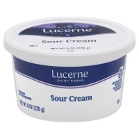 slide 1 of 1, Lucerne Dairy Farms Sour Cream, 8 oz