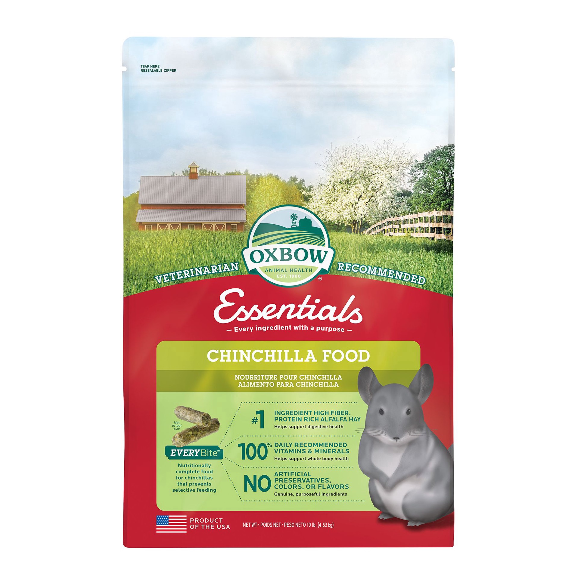 slide 1 of 1, Oxbow Eesntl Chinchilla, 160 oz