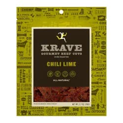 Krave Oven Roasted Chili Lime Beef Cuts - 2.75 oz