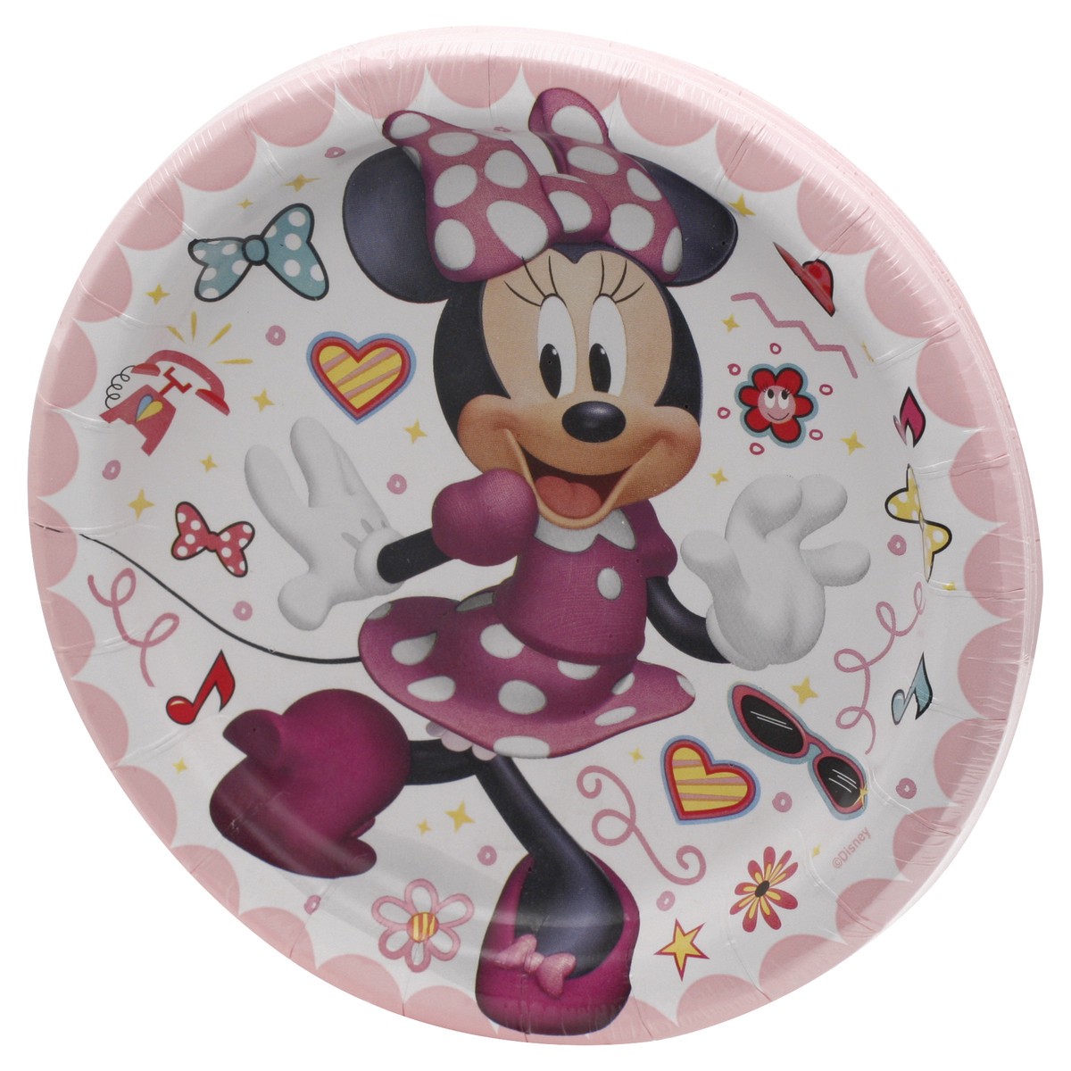 slide 2 of 8, Unique 6-3/4 Inch Disney Minnie Plates 8 ea, 1 ct