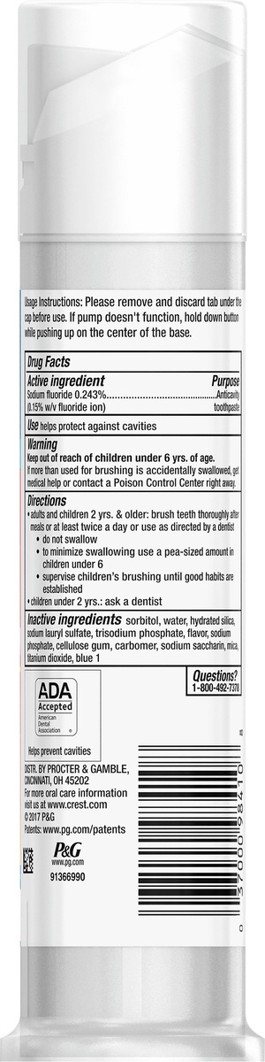 slide 5 of 6, Crest Kid's Cavity Protection Toothpaste Pump (children and toddlers 2+), Sparkle Fun Flavor, 4.2 ounces, 4.2 oz