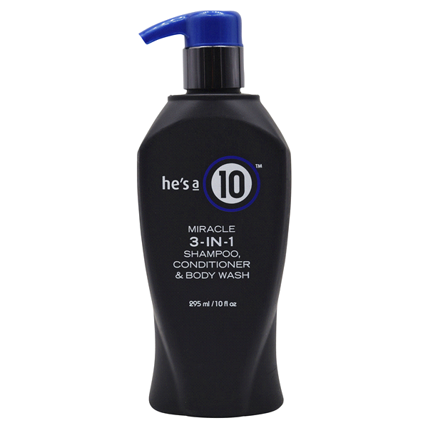 slide 1 of 1, It's a 10 Hes A 10 Miracle 3In1 Shampoo Conditioner Body Wash, 10 fl oz