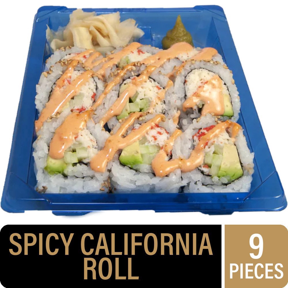 slide 1 of 2, Private Selection Spicy California Roll, 9 ct