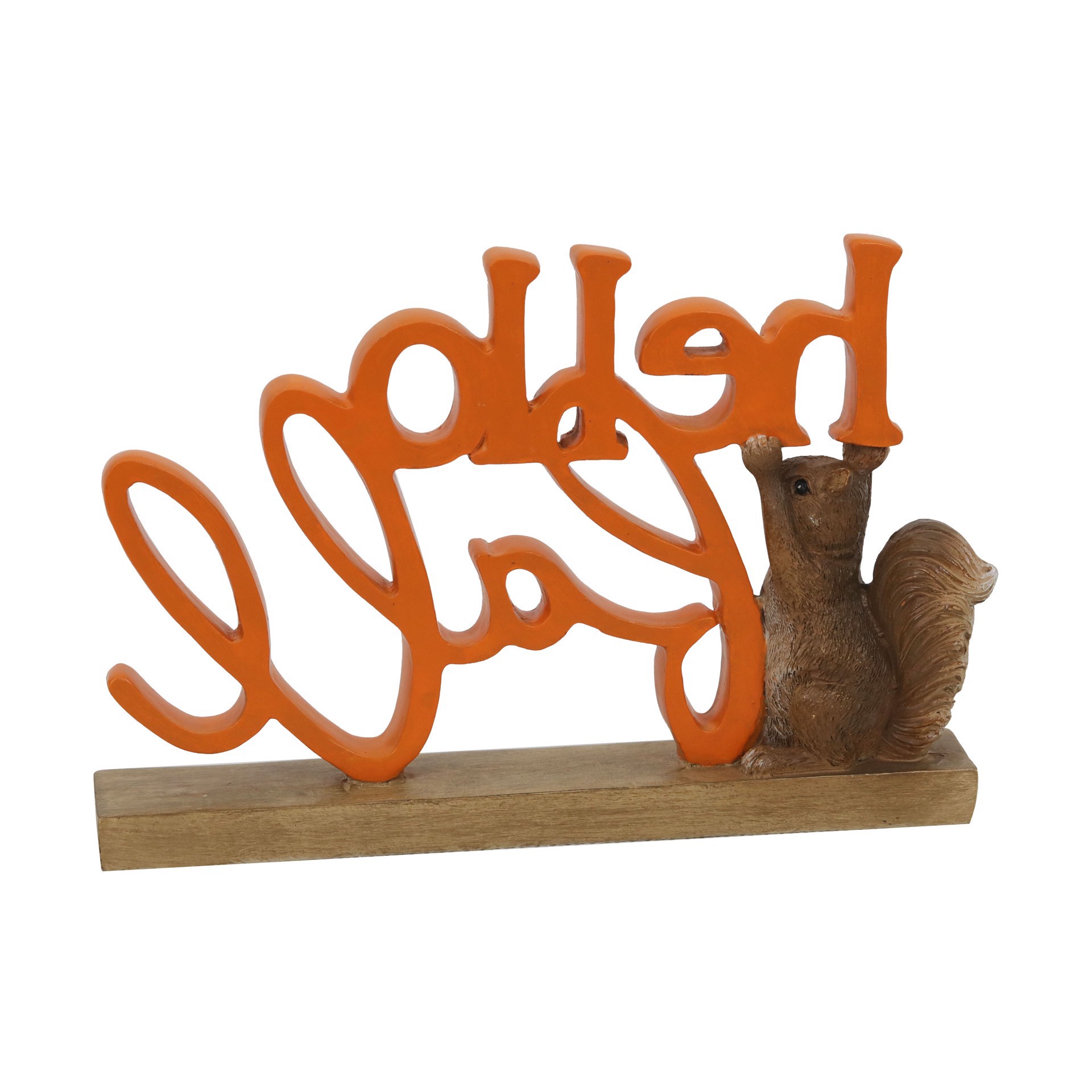 slide 2 of 2, 7.5" Hello Fall Squirrel Tabletop Decor By Ashland, 7.5 in