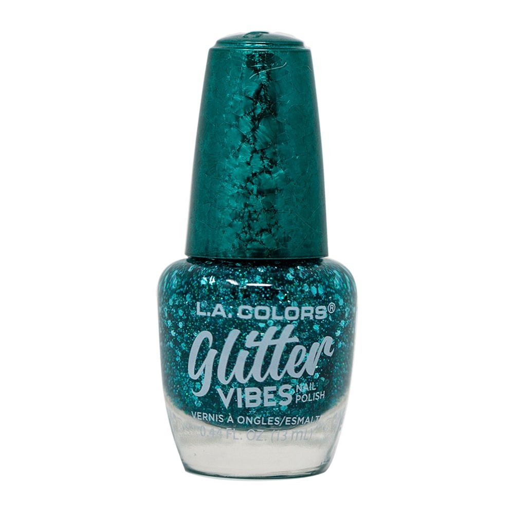 slide 1 of 1, L.A. Colors Glitter Vibes Drippin Nail Polish, 1 ct