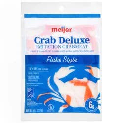 Meijer Crab Deluxe Imitation Crabmeat Flakes