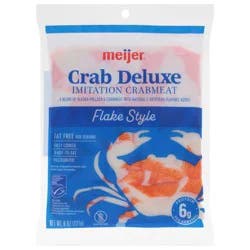 Meijer Crab Deluxe Imitation Crabmeat Flakes