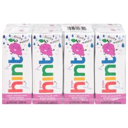 Hint Grape Water 8 - 6.75 oz Packs