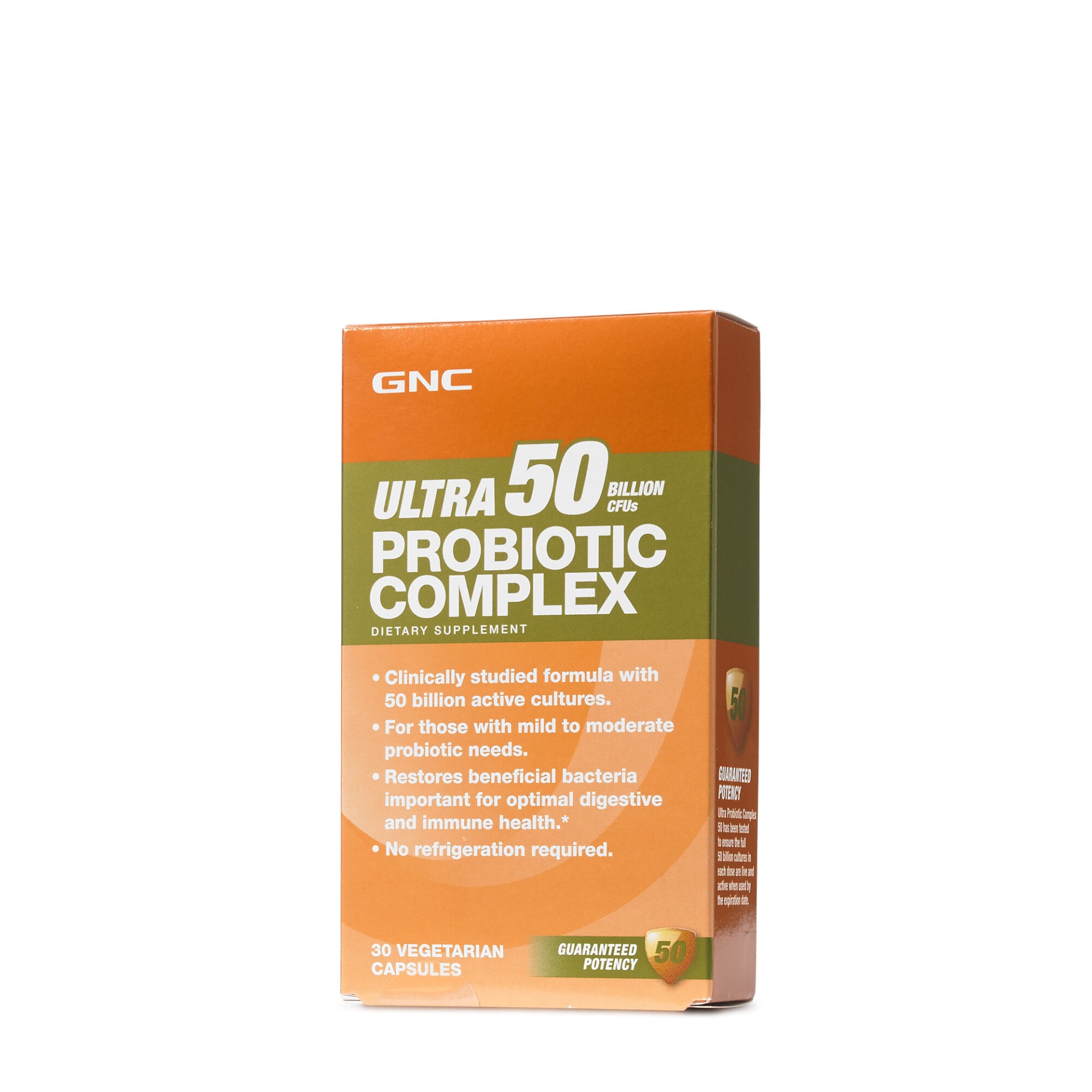 slide 1 of 1, GNC Ultra Probiotic Complex 50 BILLION CFUs, 30 ct