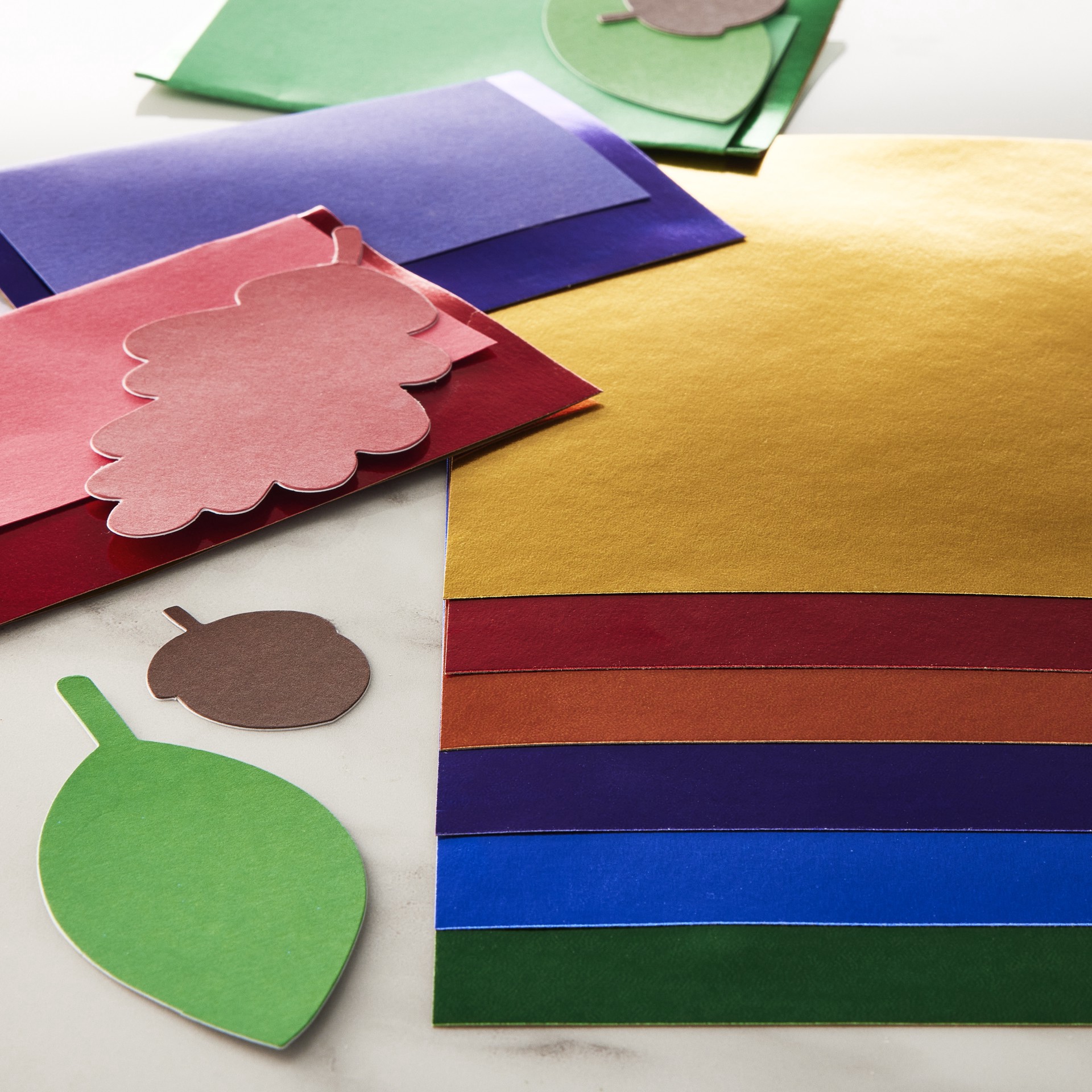 slide 7 of 9, Primary Foil Cardstock Paper Value Pack By Recollections, 4.5" X 7", 4.5 in x 7 in