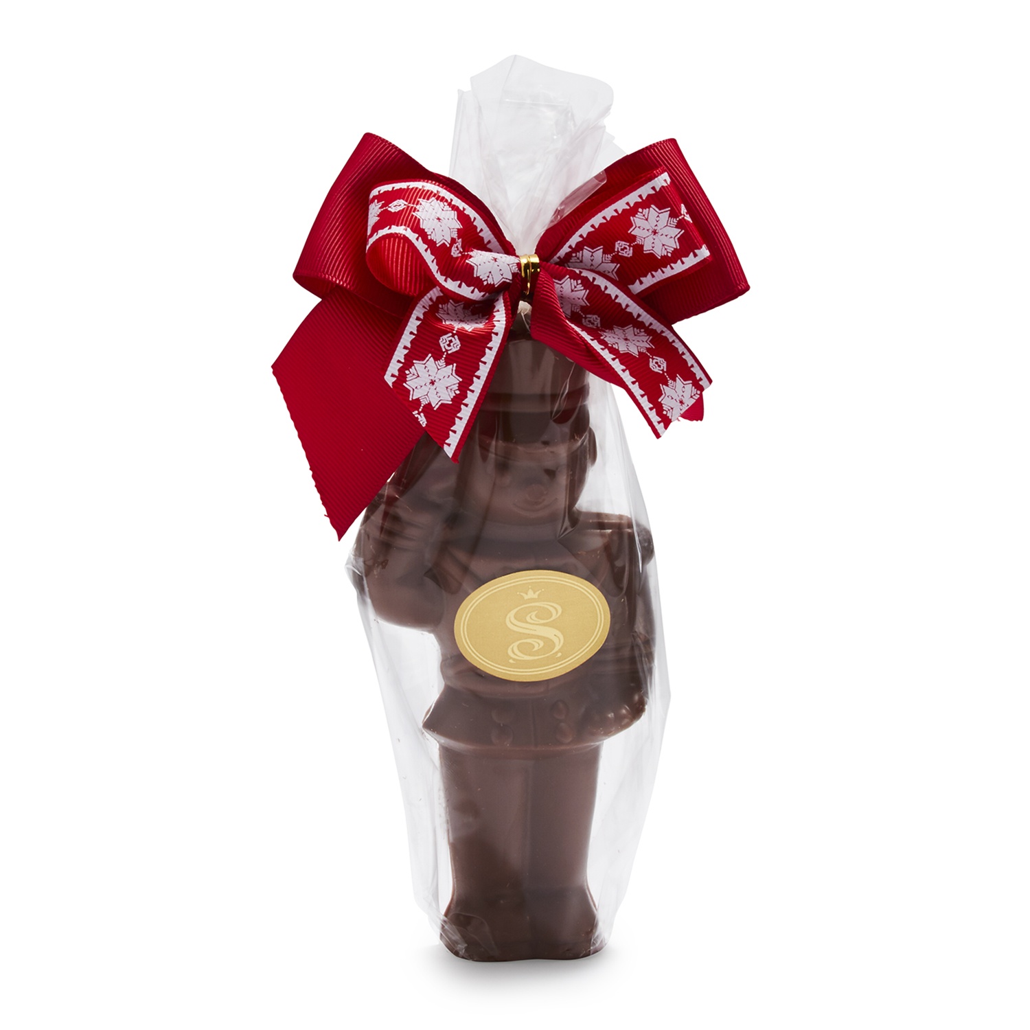 slide 1 of 1, Saxon's Chocolates Belgian Milk Chocolate Nutcracker, 1 ct