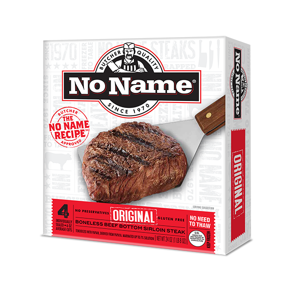 slide 1 of 4, No Name Steaks No Name Original Steaks, 24 oz