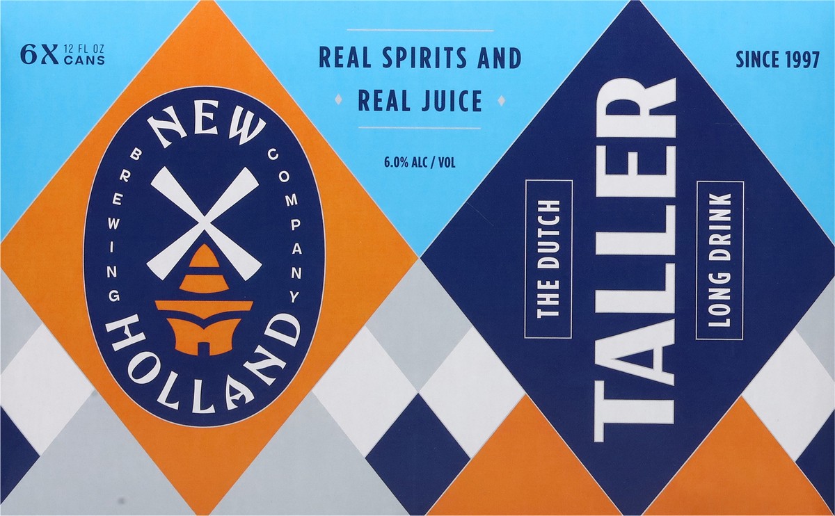 slide 9 of 12, New Holland Distilling Co RTD Canned Cocktail with Gin and Grapefruit, 6 ct