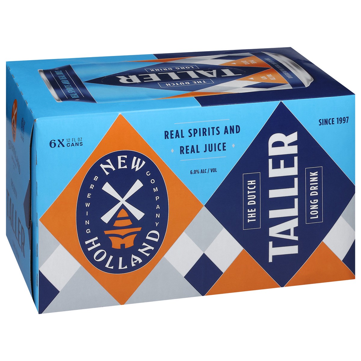 slide 7 of 12, New Holland Distilling Co RTD Canned Cocktail with Gin and Grapefruit, 6 ct