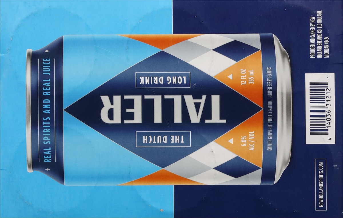 slide 12 of 12, New Holland Distilling Co RTD Canned Cocktail with Gin and Grapefruit, 6 ct