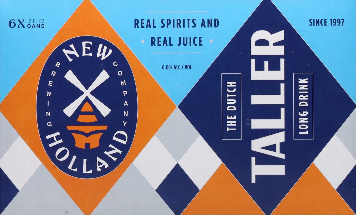 slide 5 of 12, New Holland Distilling Co RTD Canned Cocktail with Gin and Grapefruit, 6 ct