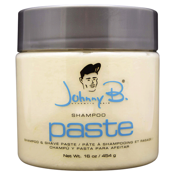 slide 1 of 1, Johnny B. Shampoo & Shave Paste, 16 oz