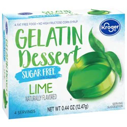 Kroger Sugar Free Lime Gelatin Mix
