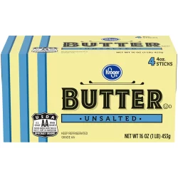 Kroger Unsalted Butter Sticks