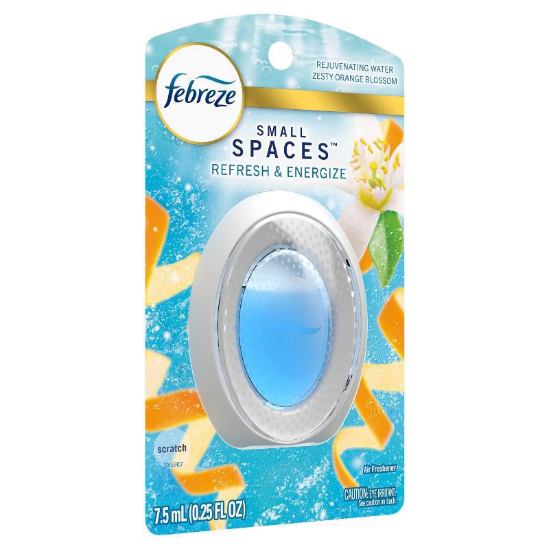 slide 10 of 13, Febreze Small Spaces Air Freshener Refresh & Energize - 0.25 fl oz, 0.25 fl oz