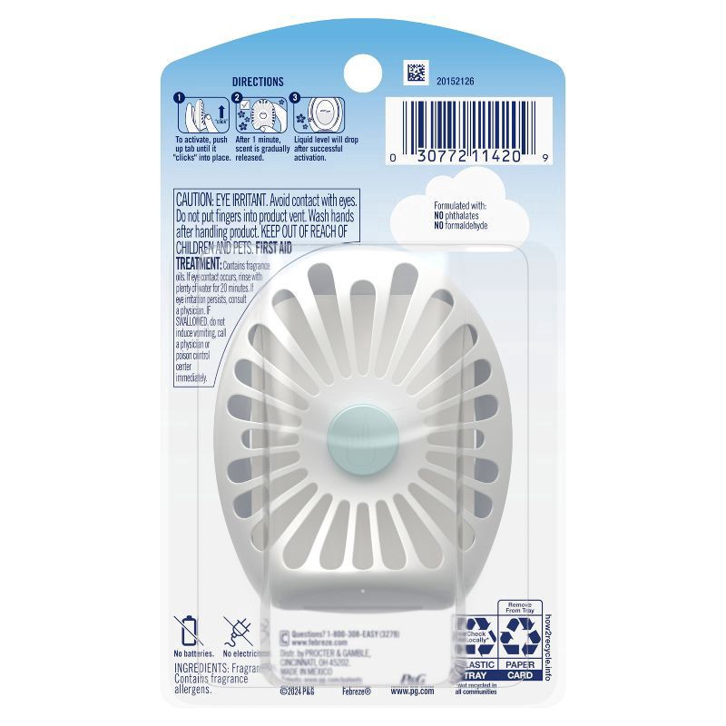 slide 5 of 13, Febreze Small Spaces Air Freshener Refresh & Energize - 0.25 fl oz, 0.25 fl oz