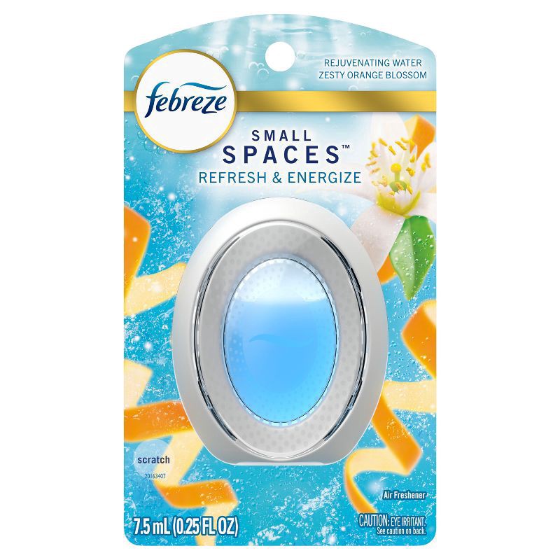 slide 6 of 13, Febreze Small Spaces Air Freshener Refresh & Energize - 0.25 fl oz, 0.25 fl oz