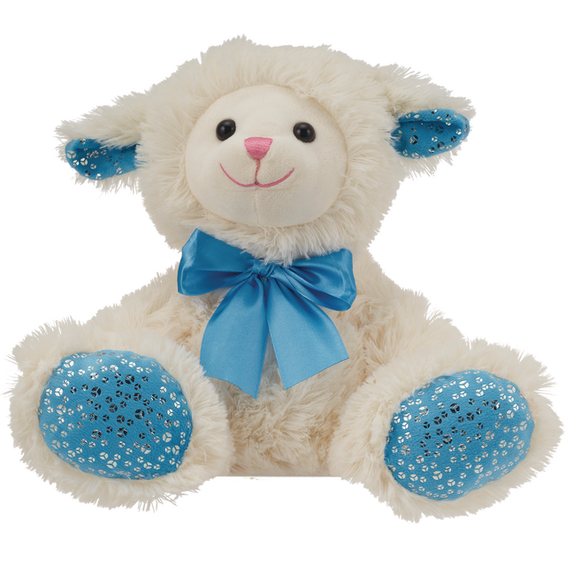 slide 1 of 1, 10" Big Feet Animal Plush, 1 ct