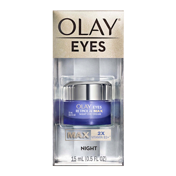 slide 1 of 5, Olay Retinol 24 MAX Night Eye Cream, 0.5 oz, 0.5 oz