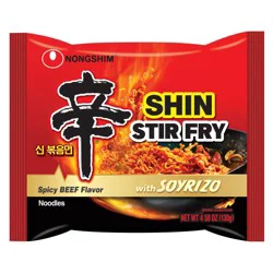 Nongshim Spicy Beef Shin Stir Fry Noodles