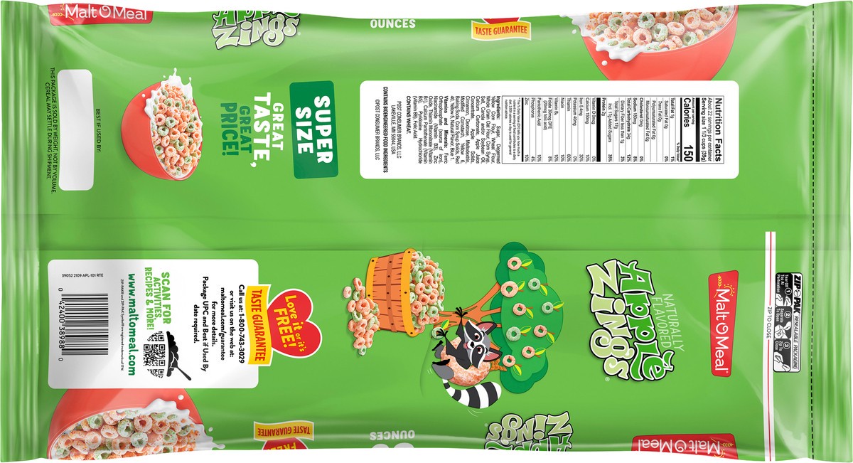 slide 4 of 7, 1/30 Apple Zings, 30 oz