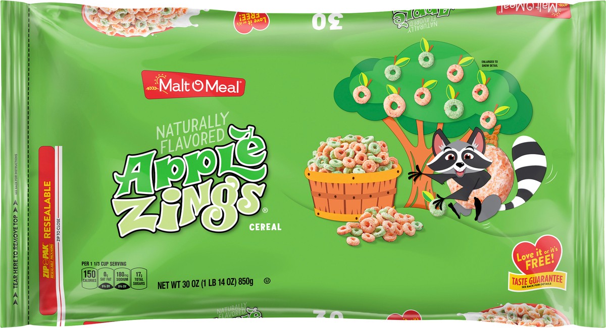 slide 3 of 7, 1/30 Apple Zings, 30 oz