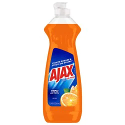 Ajax Ultra Liquid Dish Soap Orange Scent, Triple Action, 12.4 Oz. Bottle