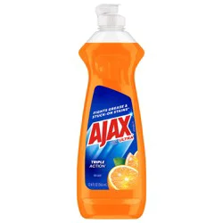 Ajax Ultra Liquid Dish Soap Orange Scent, Triple Action, 12.4 Oz. Bottle