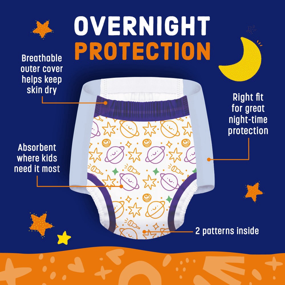 slide 2 of 5, Comforts Nite Pants Lg-Xlg, 12 ct
