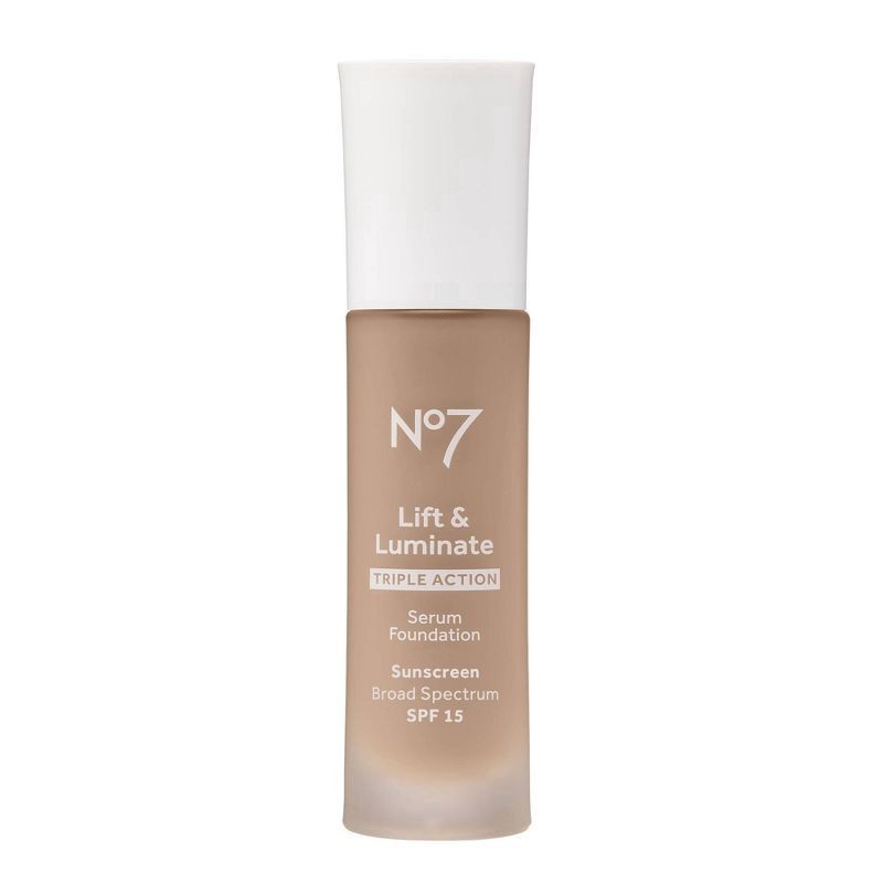 slide 1 of 7, No7 Lift & Luminate Triple Action Serum Foundation, 1 oz