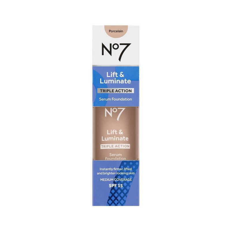 slide 4 of 7, No7 Lift & Luminate Triple Action Serum Foundation, 1 oz
