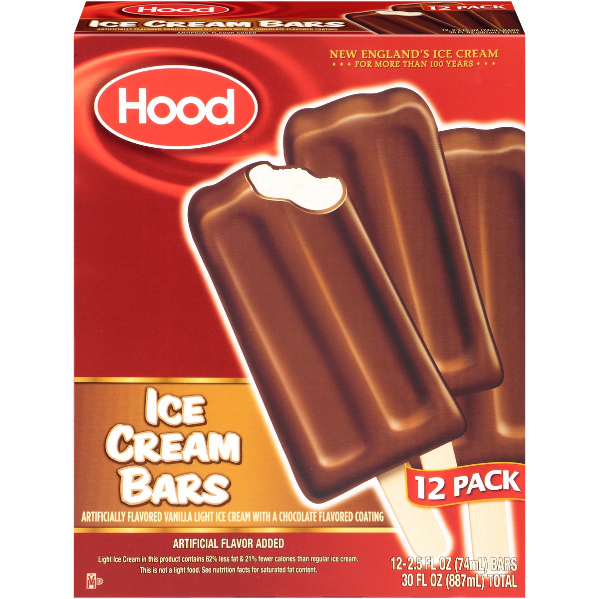 slide 1 of 10, Hood Ice Cream Bars, 2.5 fl oz