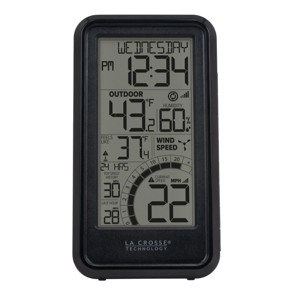 slide 1 of 1, La Crosse Technology® Wireless Wind Speed Station, 1 ct