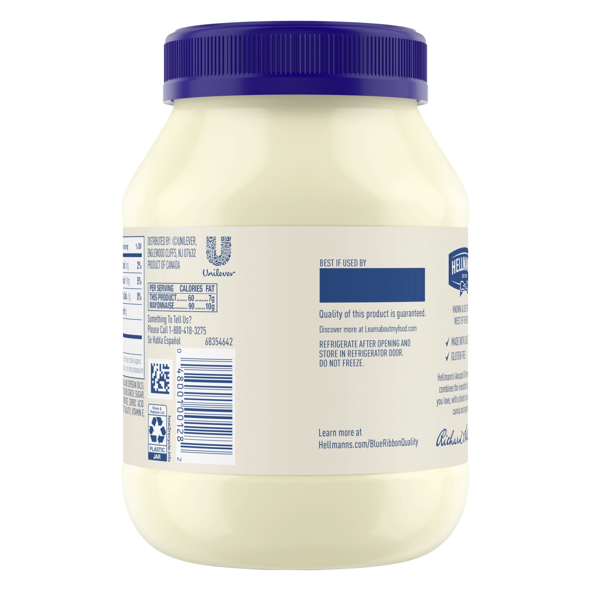 slide 3 of 4, Hellmann's Hellmanns Avocado Mayonnaise, 24 oz