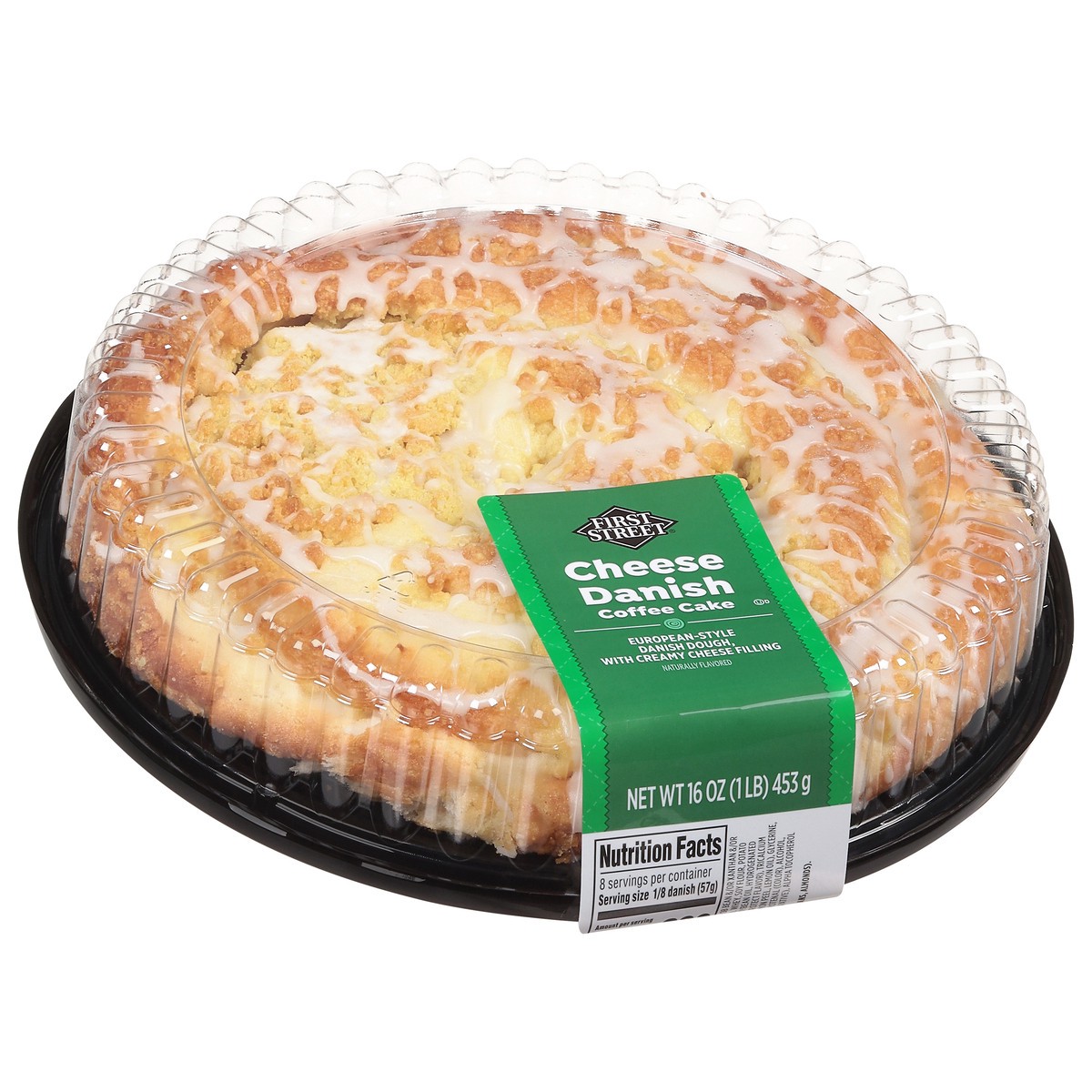 slide 14 of 14, First Street Fs Cheese Danish Coffee Cake, 16 oz