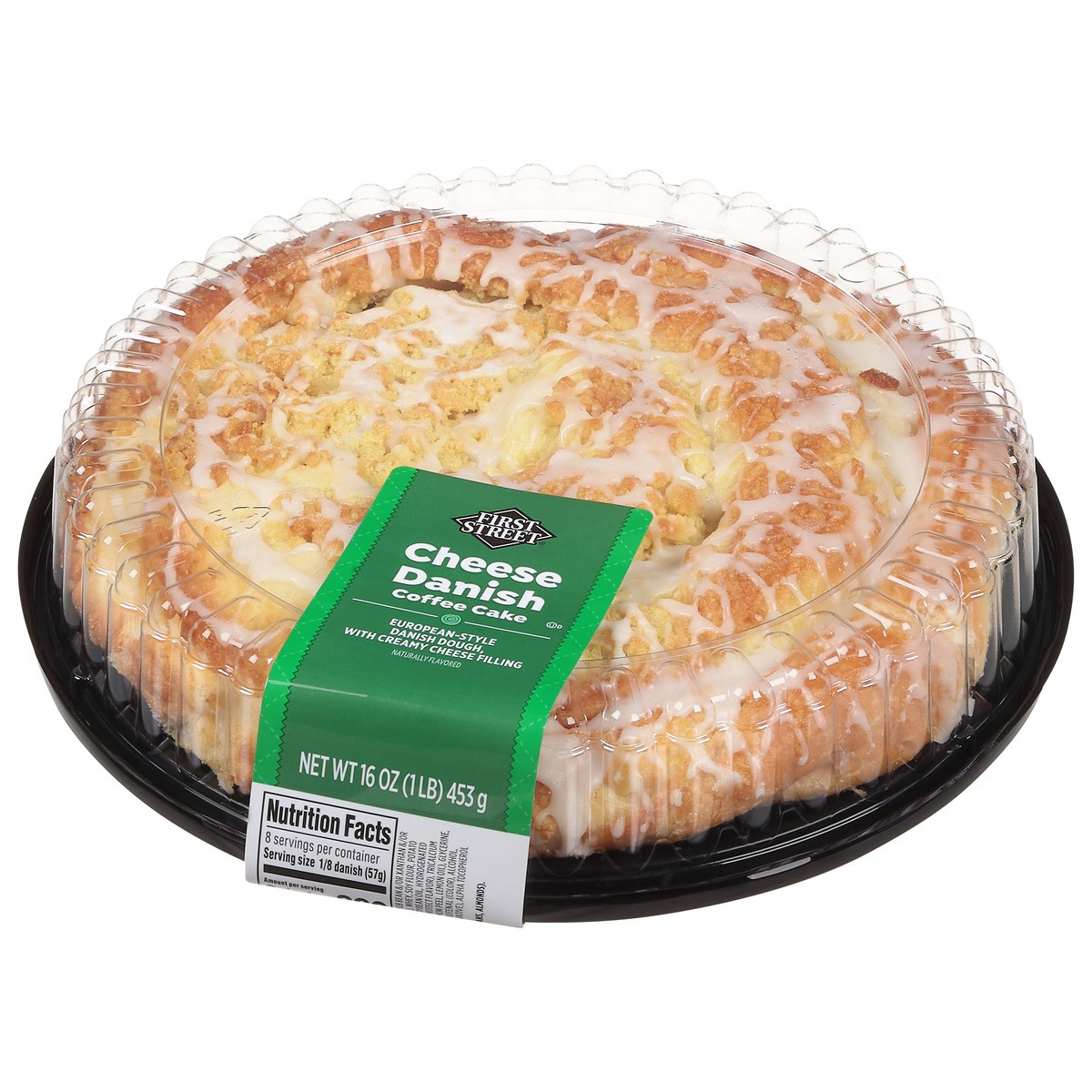 slide 11 of 14, First Street Fs Cheese Danish Coffee Cake, 16 oz