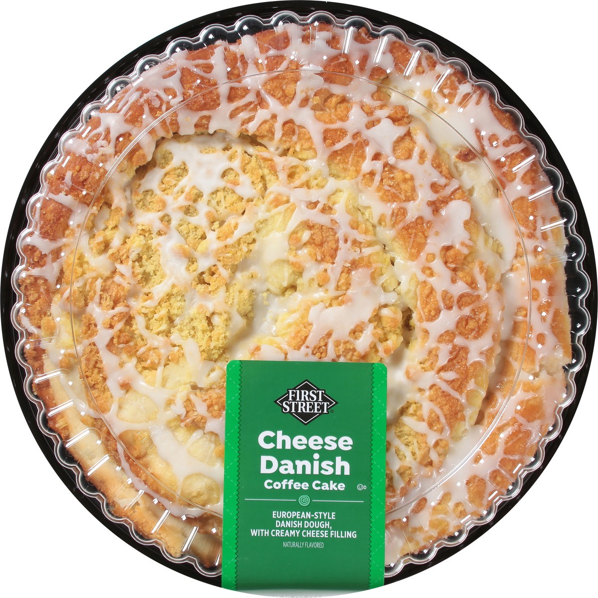 slide 13 of 14, First Street Fs Cheese Danish Coffee Cake, 16 oz