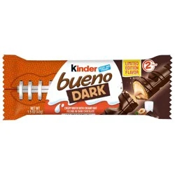 Kinder, Bueno Dark Chocolate & Hazelnut Candy Bar, 1.5 Oz