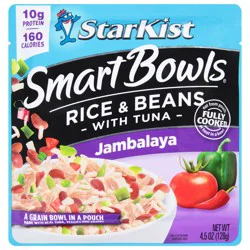 StarKist Smart Bowls Jambalaya Rice & Beans with Tuna 4.5 oz