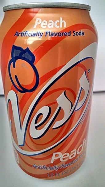 slide 1 of 1, Vess Peach Soda, 12 fl oz