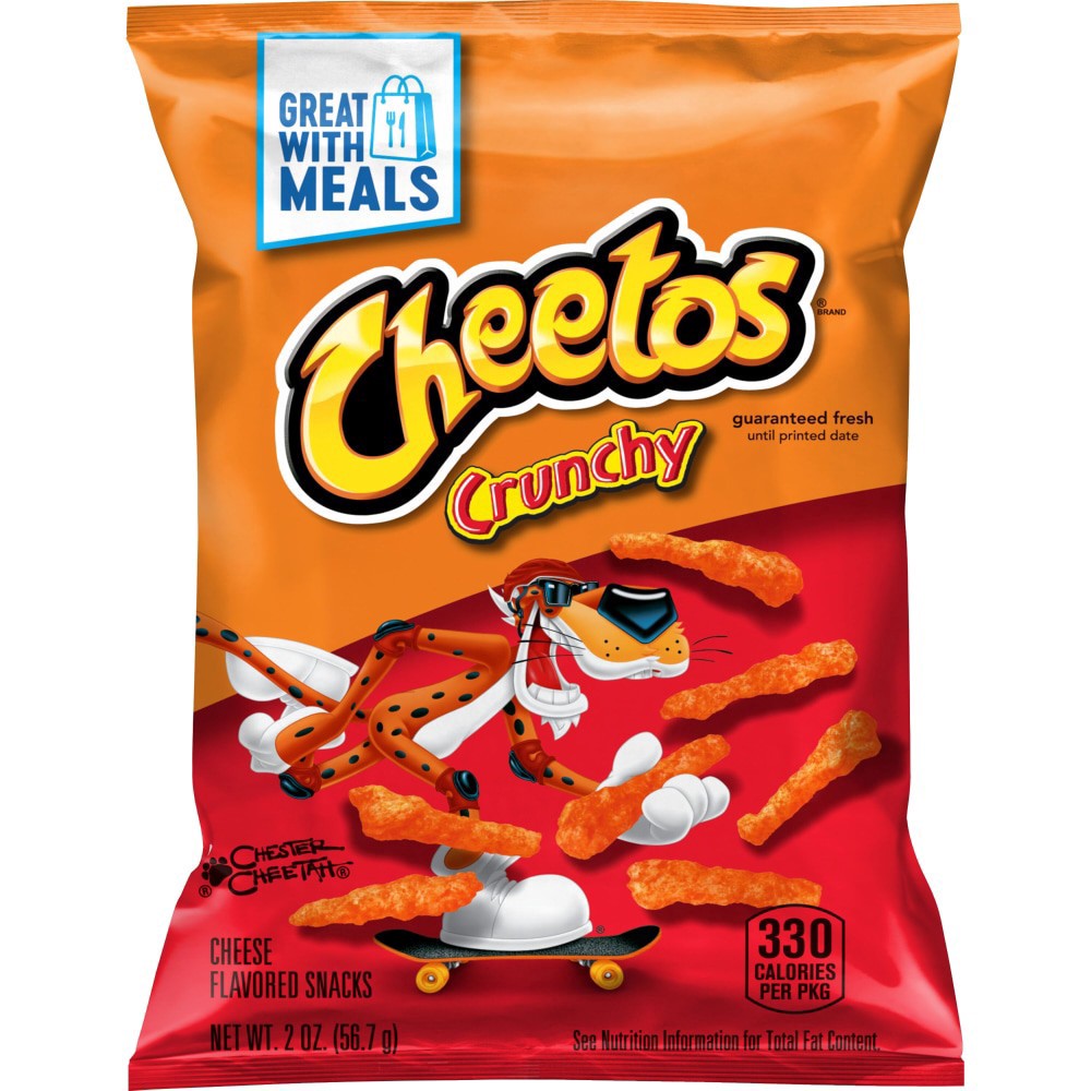 slide 2 of 2, Cheetos Crunchy Cheese Flavored Snacks, 2 oz