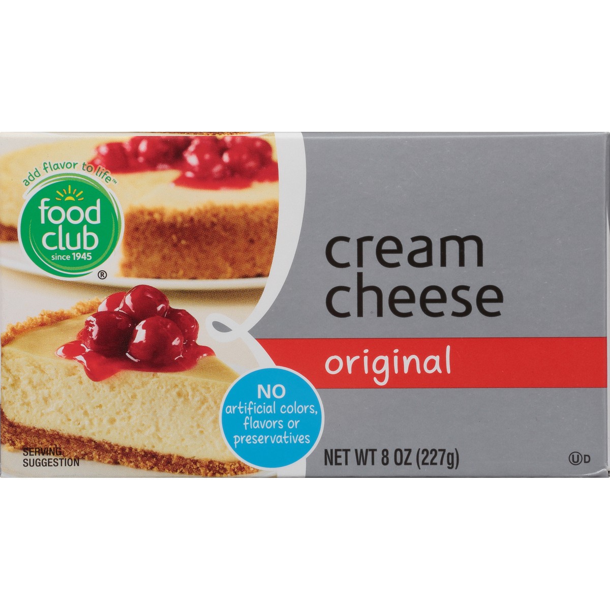 slide 9 of 10, Food Club Cream Cheese, Original, 8 oz