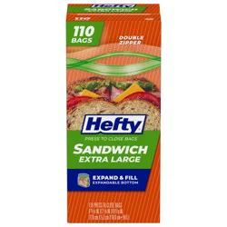 Hefty Sandwich Expand & Fill Extra Large Bags